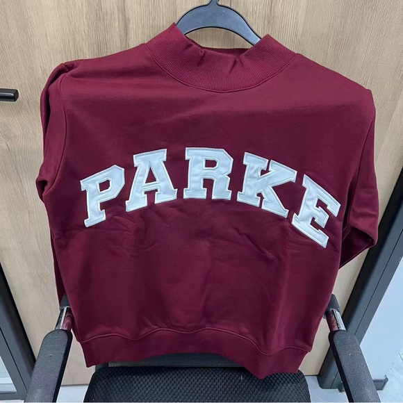 Parke Tops - Parke Burgundy Sweatshirt for Women